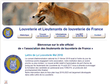 Tablet Screenshot of louveterie.com